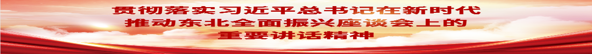 貫徹落實(shí)習(xí)近平總書(shū)記在新時(shí)代推動(dòng)?xùn)|北全面振興座談會(huì)上的重要講話(huà)精神